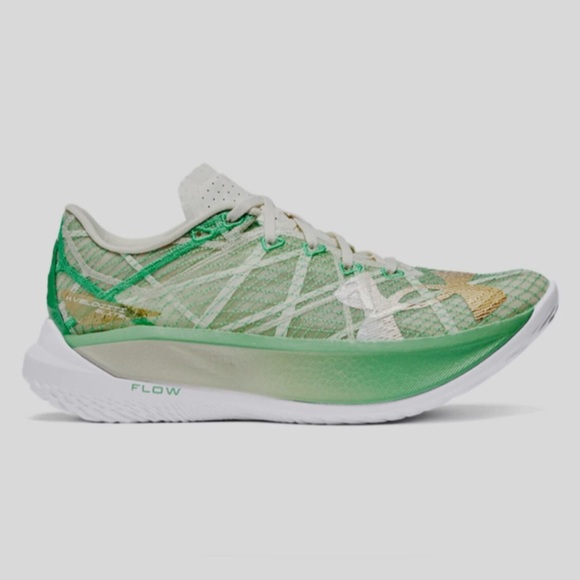 Under Armour Flow Velociti Elite 2 Running Shoes Women's 8 White Green - Picture 1 of 9